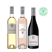 画像をギャラリービューアに読み込む, ドメーヌ・モンローズの3色 - ロゼ、ヴィオニエ、ルージュ