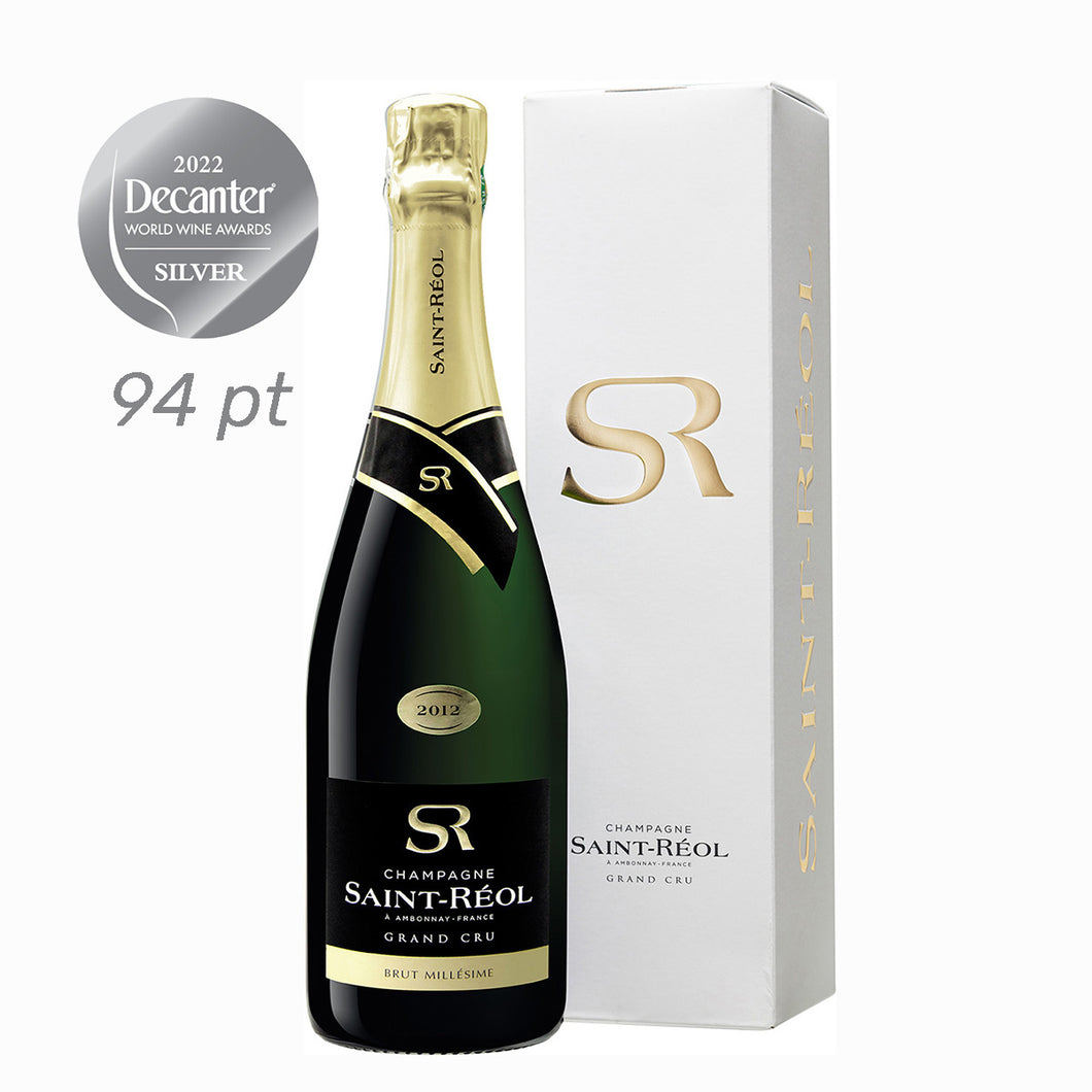 MILLESIME 2012 - Champagne Saint-Reol Grand Cru (free champagne stopper)